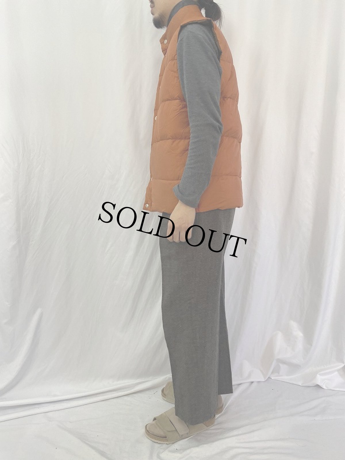 画像4: 80's GERRY USA製 リバーシブルダウンベスト (4)