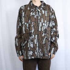 画像2: 70〜80's BOW UP USA製 ツリーバークカモ コットンジャケット XL (2)
