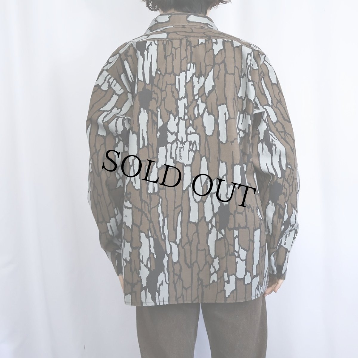 画像3: 70〜80's BOW UP USA製 ツリーバークカモ コットンジャケット XL (3)