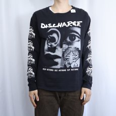 画像2: DISCHARGE "HEAR NOTHING SEE NOTHING SAY NOTHING" ハードコア・パンクバンド プリントロンT M (2)