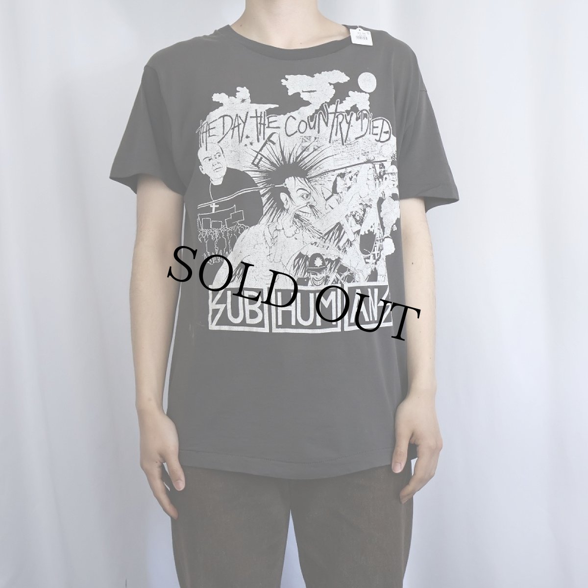 画像2: 【SALE】90's Subhumans "The Day The Country Died" パンクロックバンド プリントTシャツ (2)