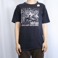 画像2: The Wretched "Libero di vivere" ハードコアパンクバンド アルバムプリントTシャツ (2)