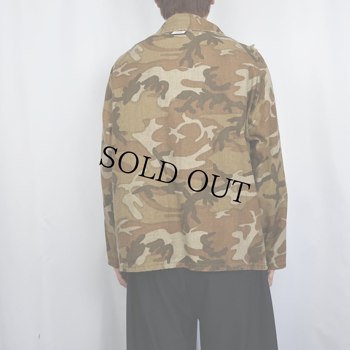 画像4: 70's RANGER カモ柄 コットンジャケット M (4)