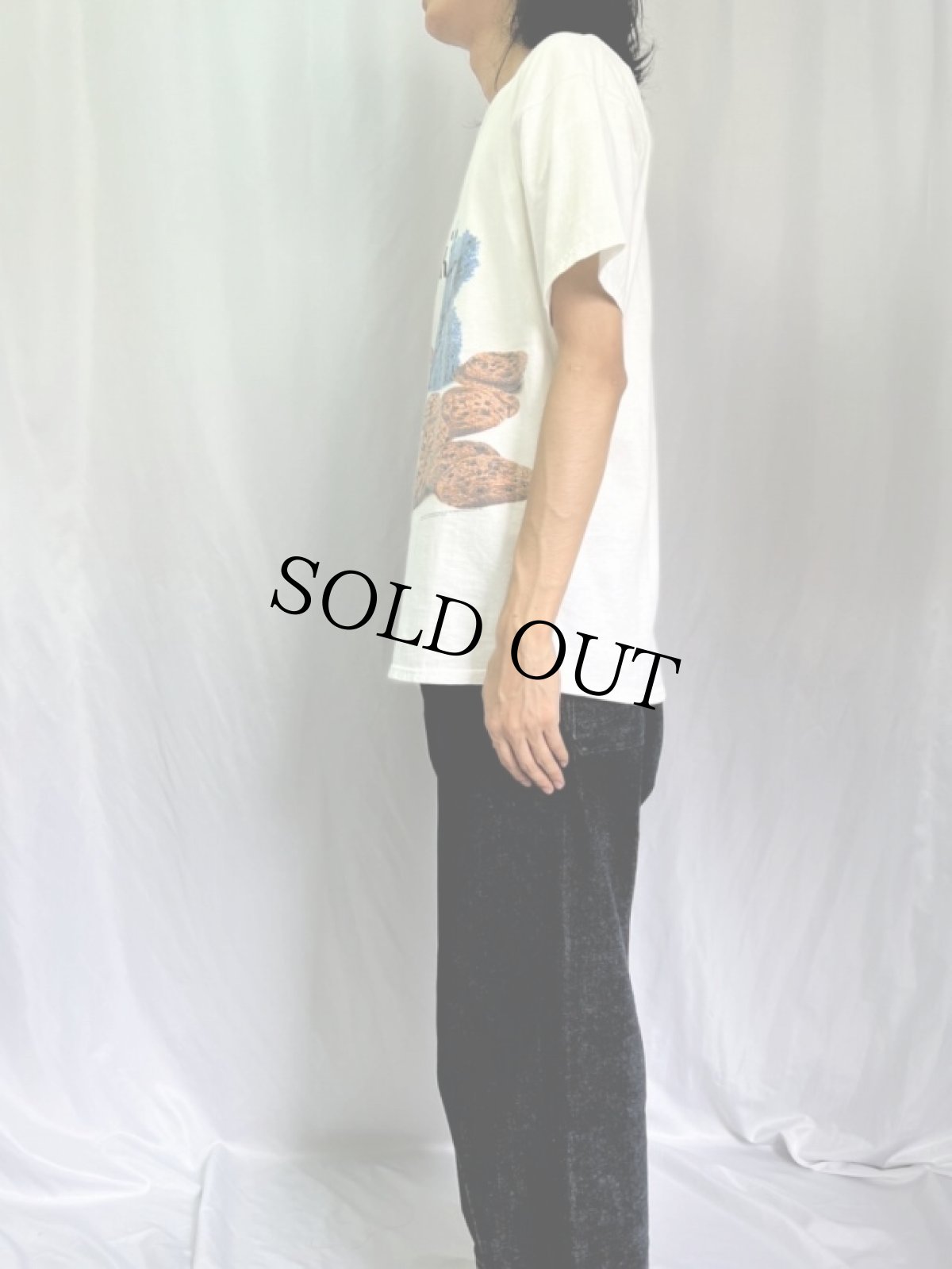 画像3: 90's COOKIE MONSTER "got milk" キャラクタープリント Tシャツ (3)