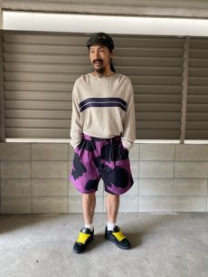 画像5: 【SALE】 STRANGE TRIP "COW WIDE SHORTS" PURPLE 【L】 (5)