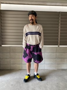 画像5: STRANGE TRIP "COW WIDE SHORTS" PURPLE 【L】 (5)