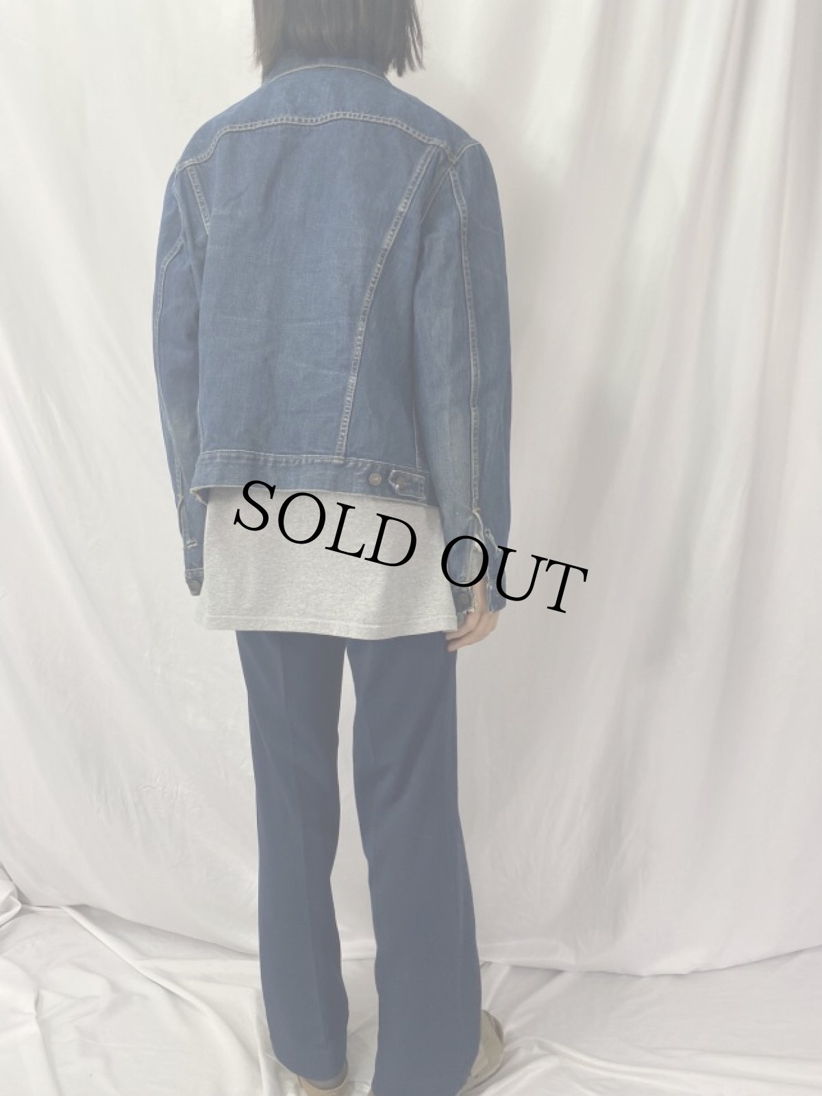 画像4: 60's LEVI'S 70505 BIGE デニムジャケット (4)