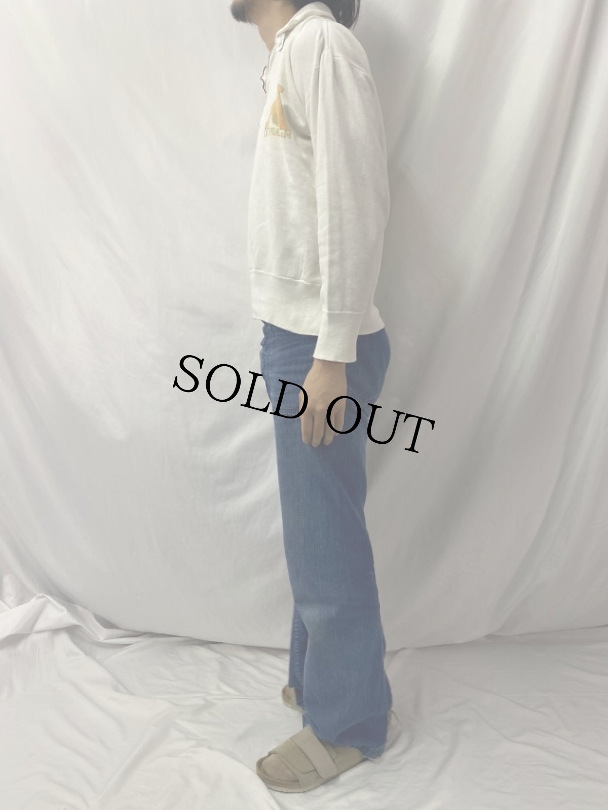 画像3: 50〜60's "COLORADO A&M" ハーフジップスウェット (3)