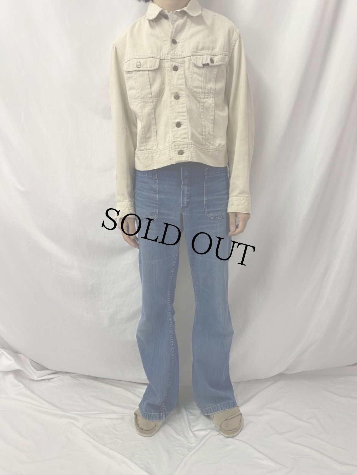 画像2: 60's Lee Westerner 100-J コットンサテンジャケット 42R (2)