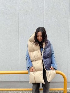 画像3: 2021AW COMFY OUTDOOR GARMENT "DOWN MUFFLER" BEIGE (3)