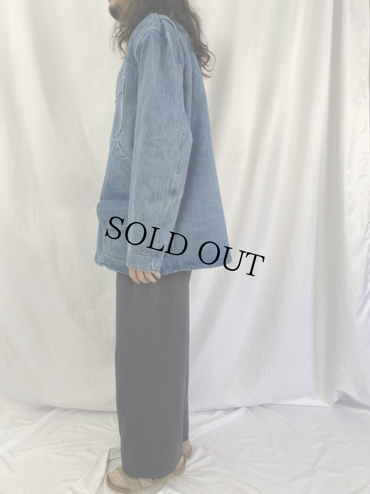 画像3: 80's L.L.Bean デニムハンティングジャケット L (3)