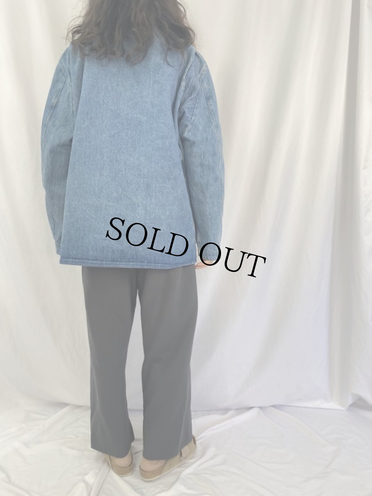 画像4: 80's L.L.Bean デニムハンティングジャケット L (4)