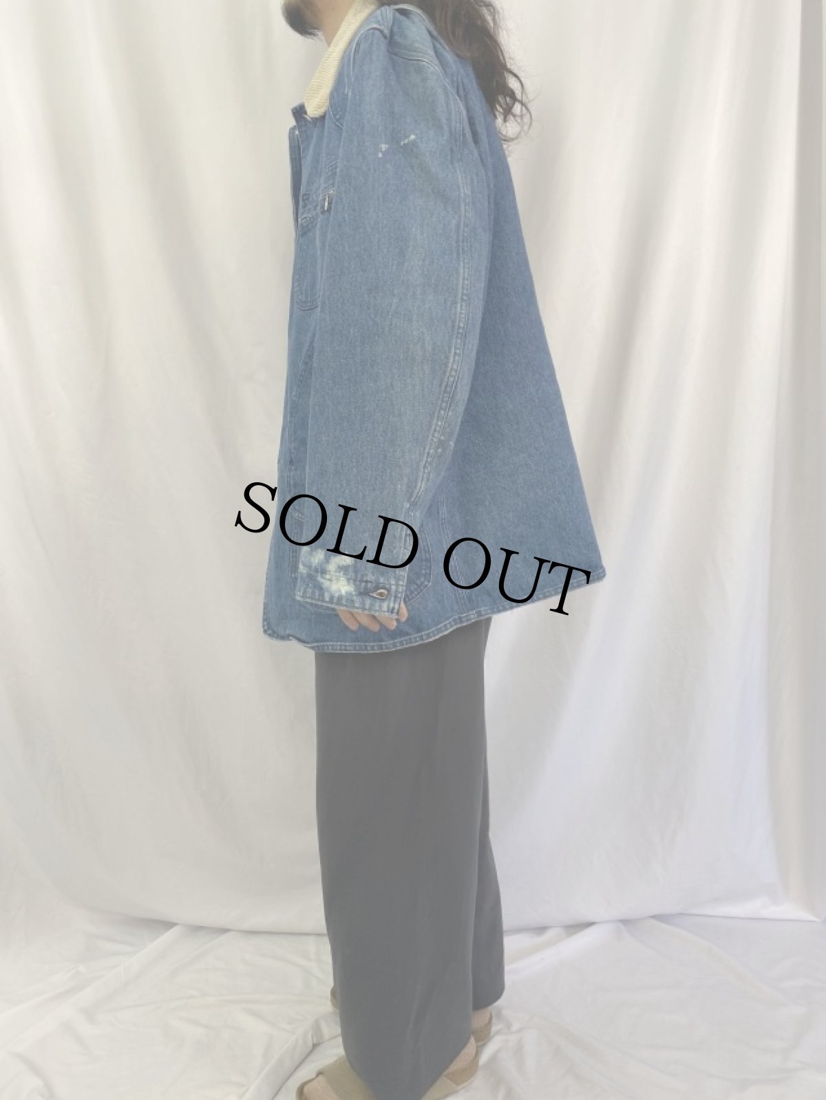 画像3: 80's L.L.Bean デニムハンティングジャケット L (3)