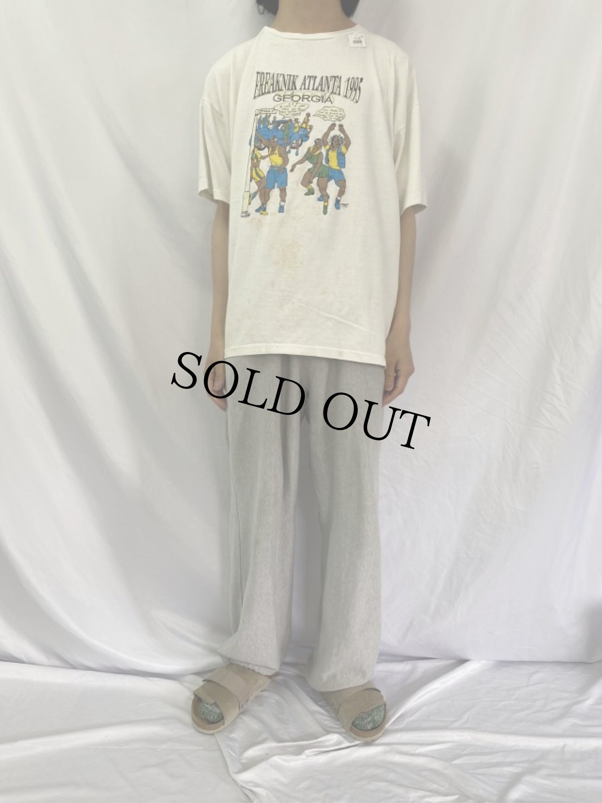 画像2: 90's FREAKNIK ATLANTA 1995 フェスティバルTシャツ XXL (2)