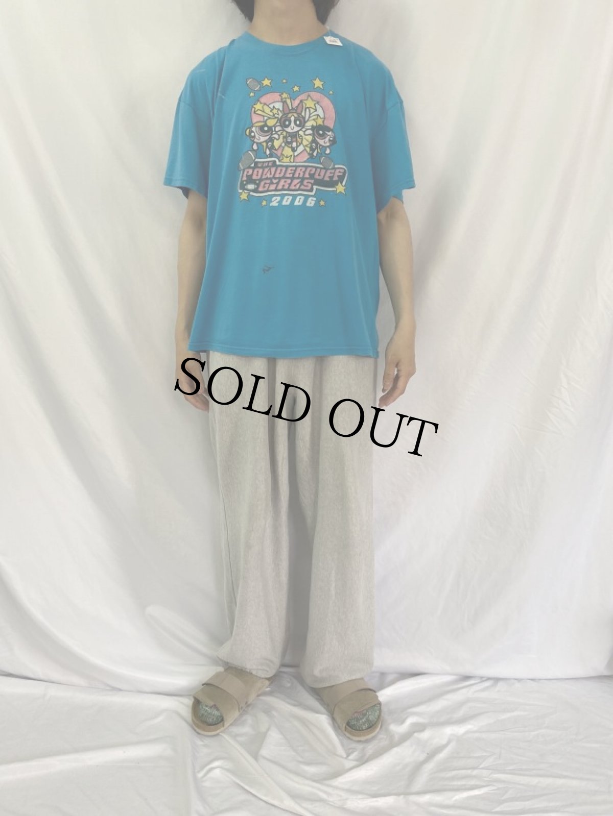 画像2: 2006 The Powerpuff Girls キャラクタープリントTシャツ XL (2)