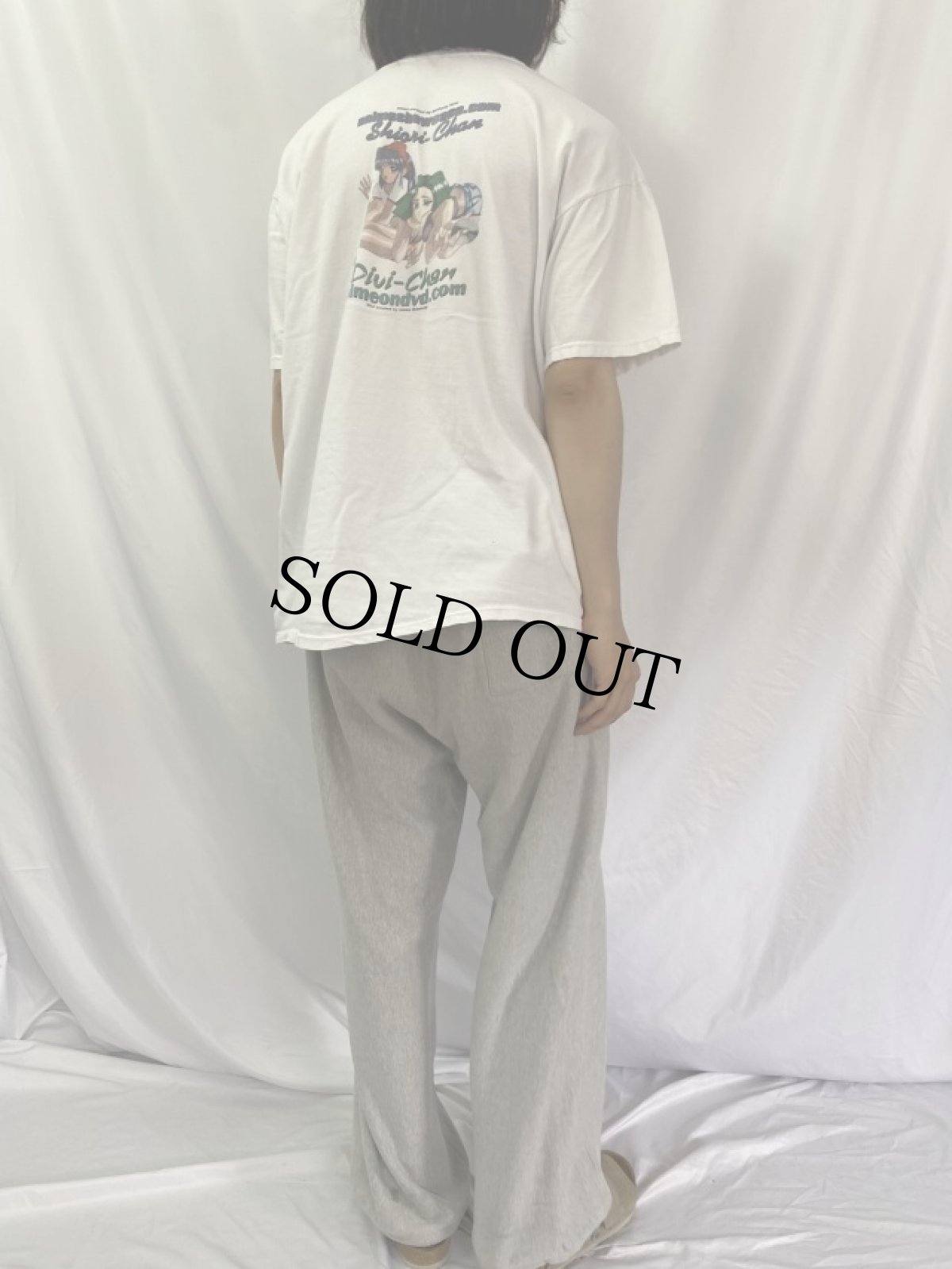 画像4: animeondvd.com "shiori-Chan Divi-Chan" アニメプリントTシャツ XL (4)