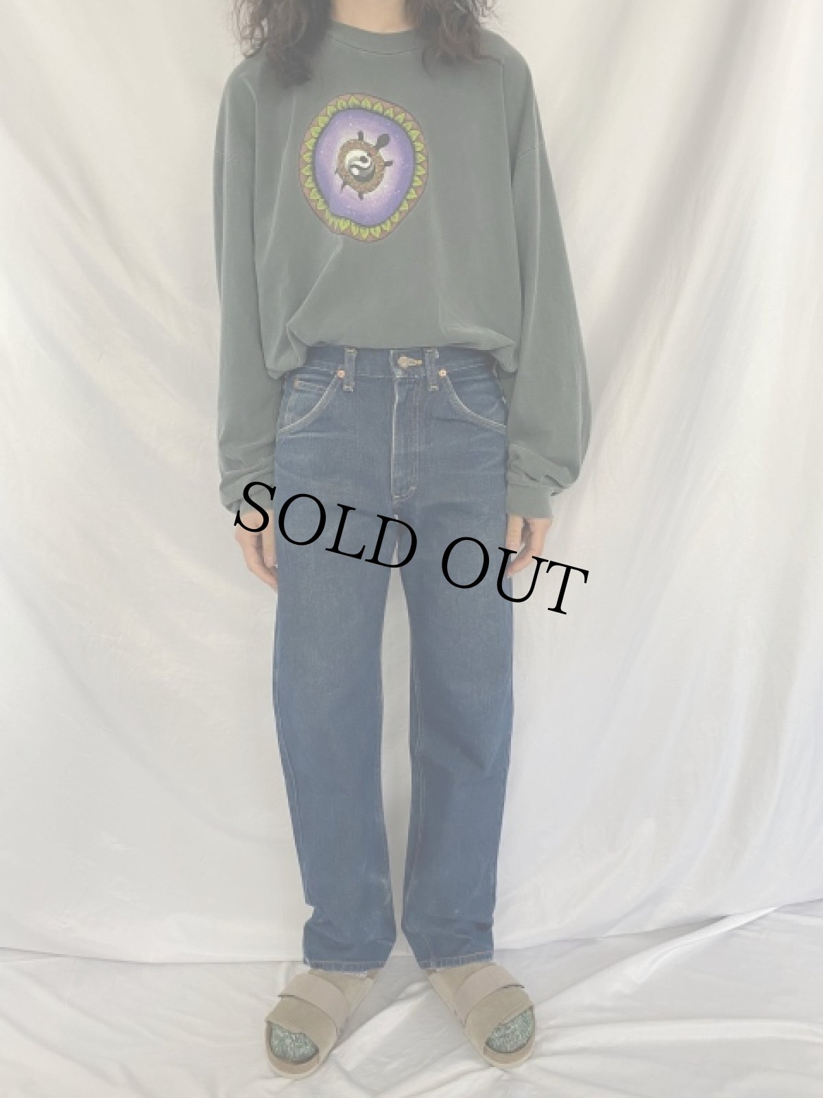 画像2: 70's Lee 200 USA製 ストレートデニムパンツ W32 (2)