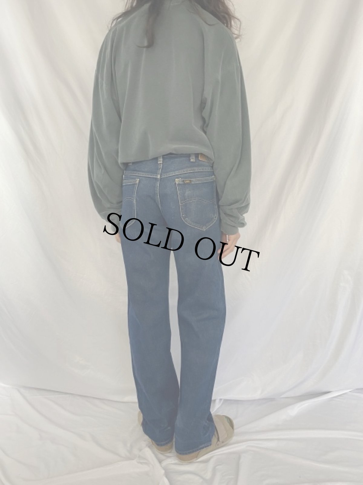 画像4: 70's Lee 200 USA製 ストレートデニムパンツ W32 (4)