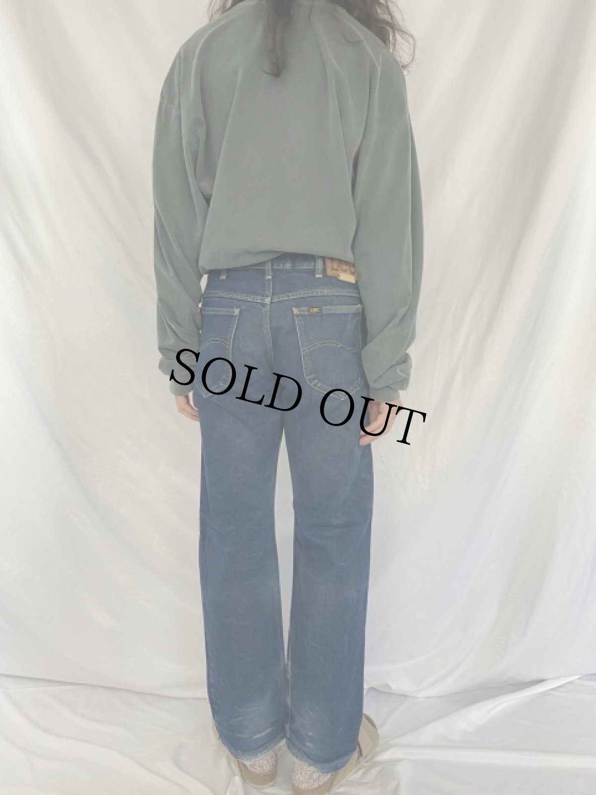 画像4: 70's Lee 200 USA製 ストレートデニムパンツ W31 (4)