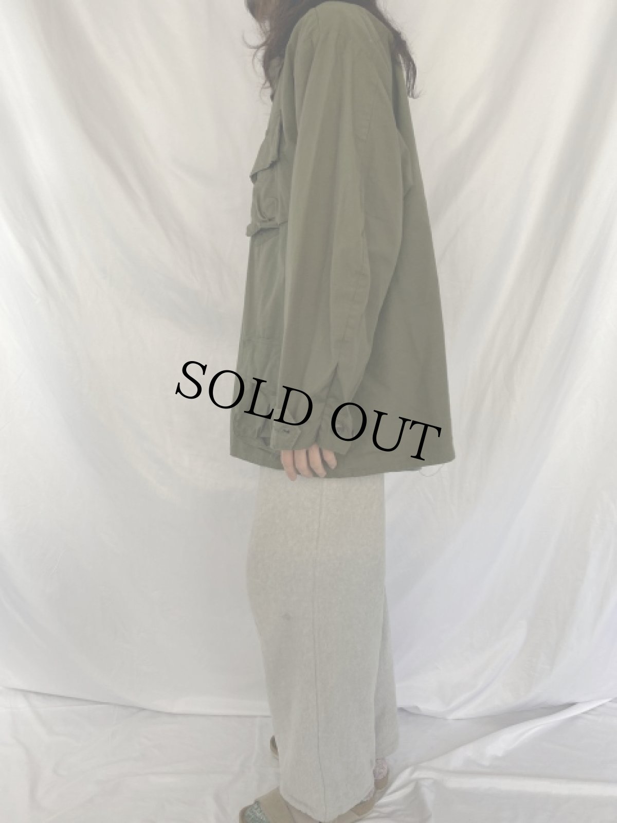 画像3: 70's U.S.ARMY ジャングルファティーグジャケット 4th X-LARGE-REGULAR (3)