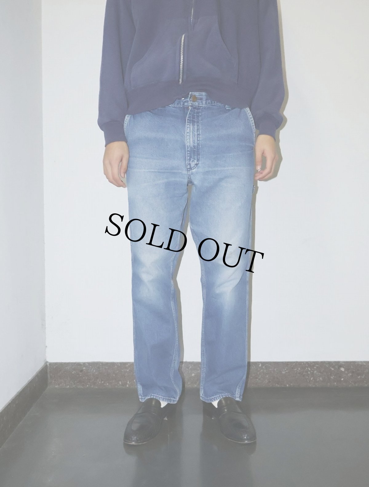 画像2: 60〜70's OSH KOSH デニムペインターパンツ W34 (2)