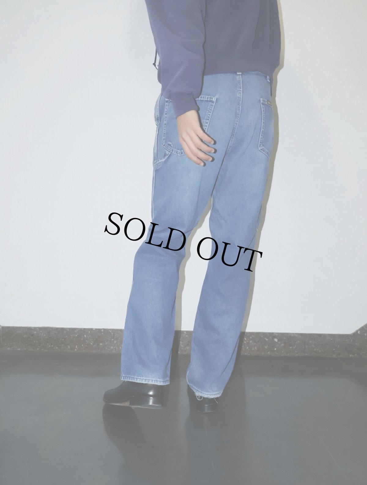 画像4: 60〜70's OSH KOSH デニムペインターパンツ W34 (4)