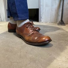 画像3: 40〜50's U.S.NAVY Service Shoes Brown Leather 9 1/2 C (3)