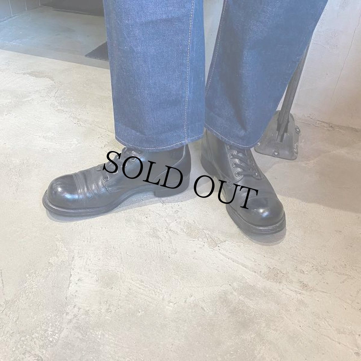 画像2: 60's U.S.ARMY Cap-Toe Combat Boots 9 1/2 R (2)