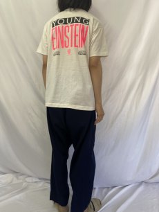 画像3: 80〜90's Young Einstein USA製 映画プリント ギミックTシャツ XL (3)