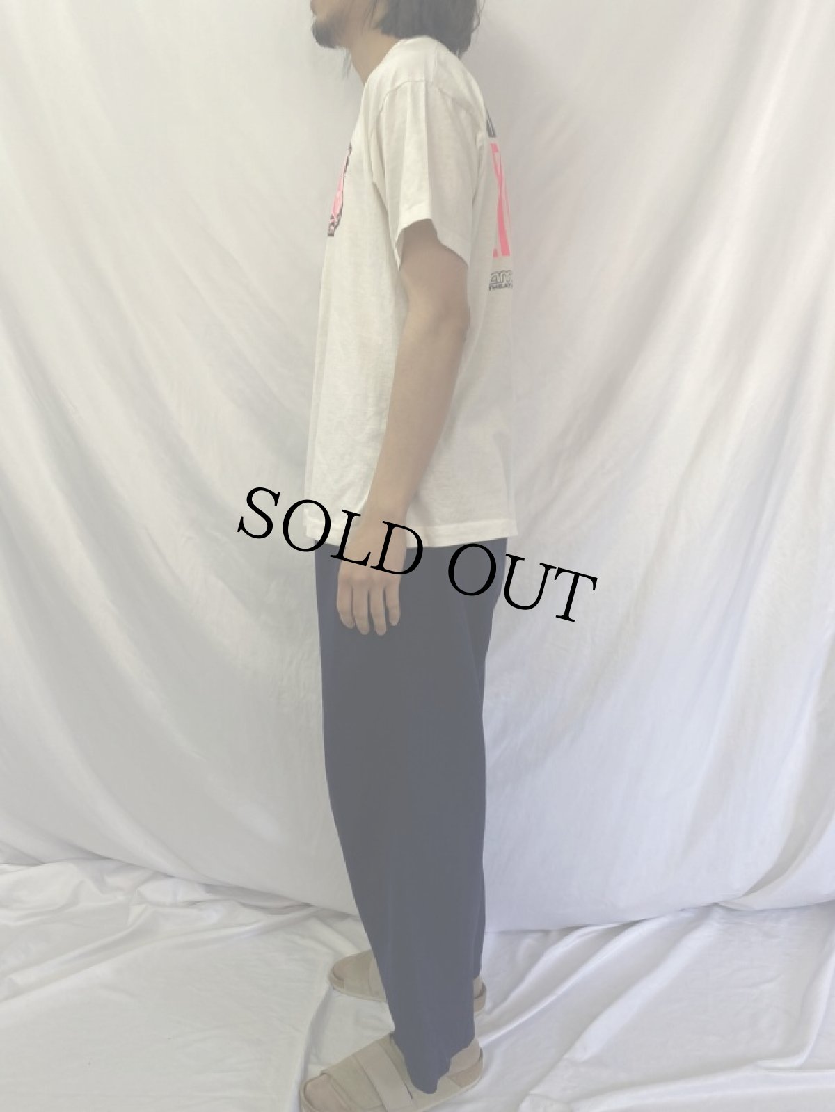 画像4: 80〜90's Young Einstein USA製 映画プリント ギミックTシャツ XL (4)