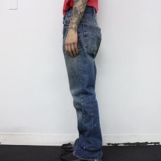 画像5: 70's LEVI'S 646 BIGE ベルボトムデニムパンツ W33 (5)