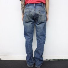 画像6: 70's LEVI'S 646 BIGE ベルボトムデニムパンツ W33 (6)