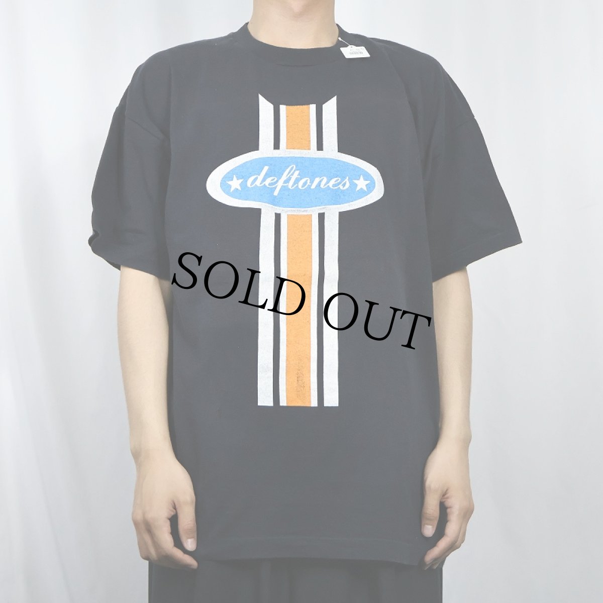 画像2: 90's deftones オルタナティヴ・メタル・バンド プリントTシャツ BLACK XL (2)