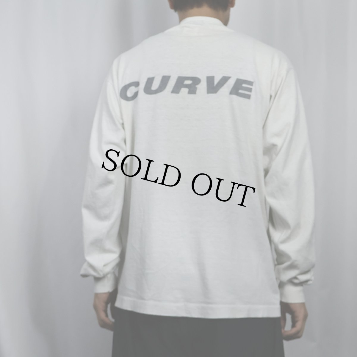 画像3: 90's CURVE ロックデュオ プリントロンT XL (3)