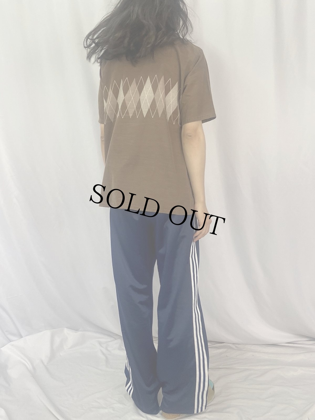 画像4: アーガイル柄 コットンオープンカラーシャツ (4)