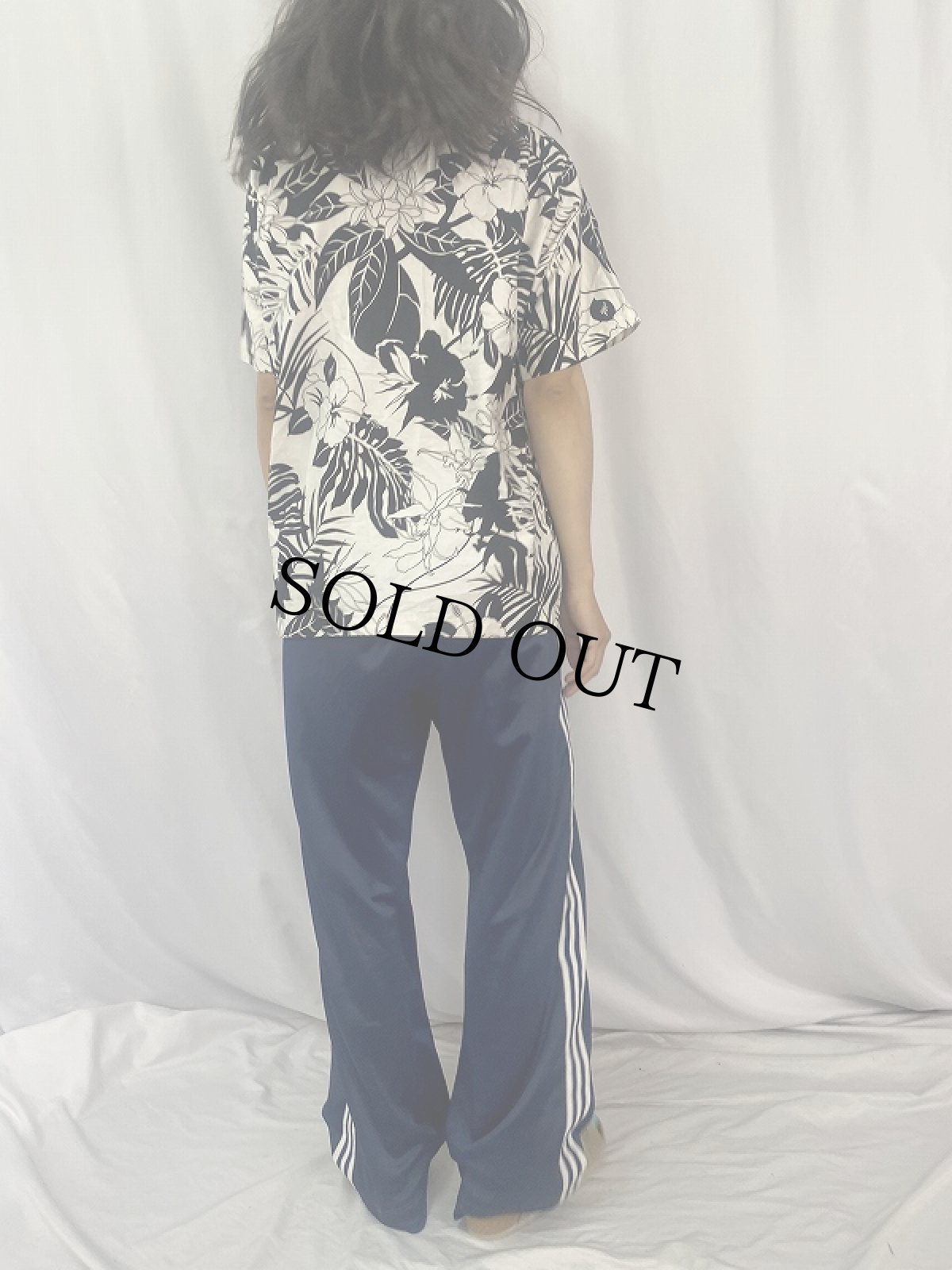 画像4: 80's Hili Hattie ハイビスカス柄 コットンアロハシャツ L (4)