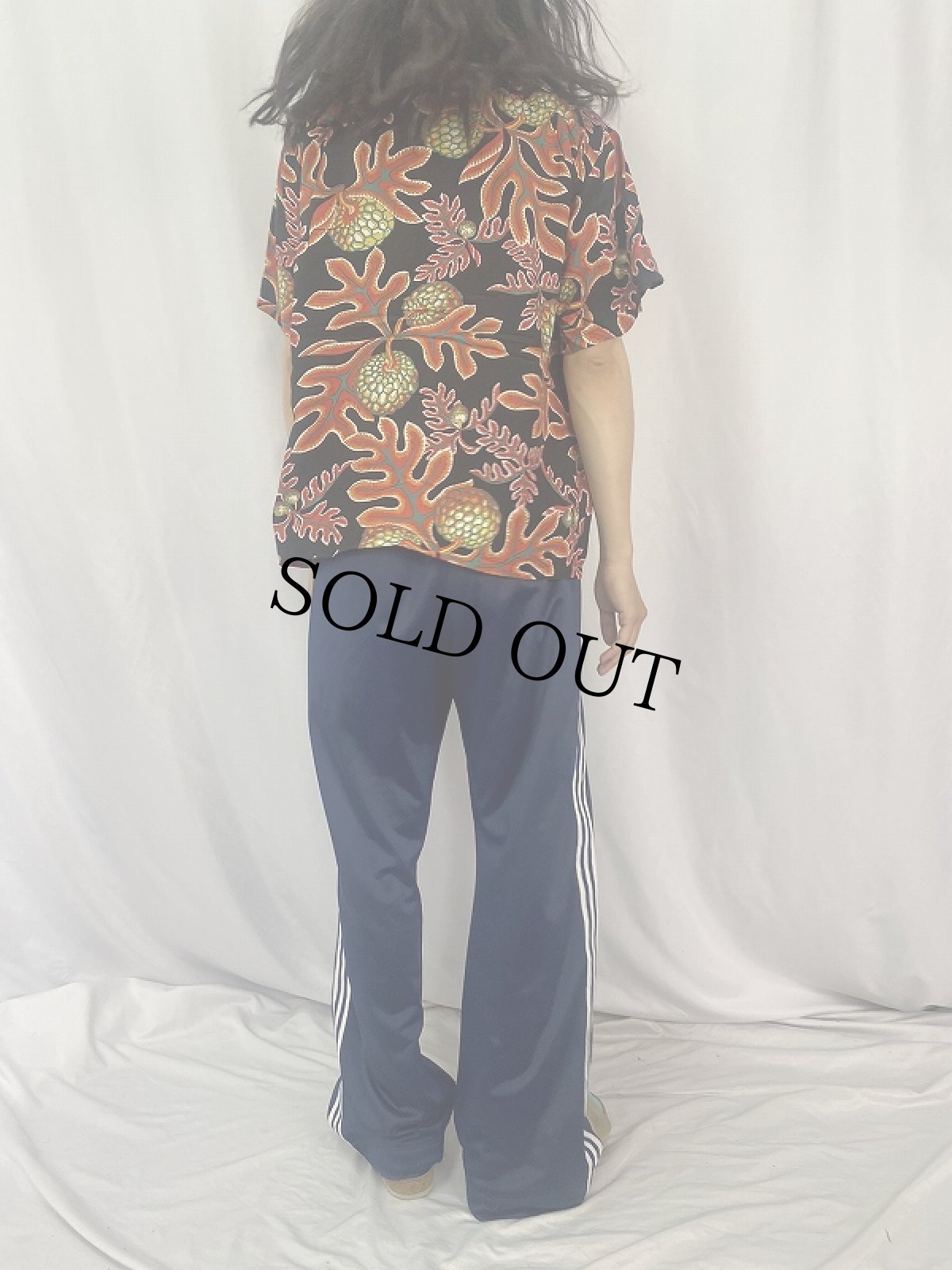 画像4: PINEAPPLE JUICE 総柄レーヨンアロハシャツ (4)