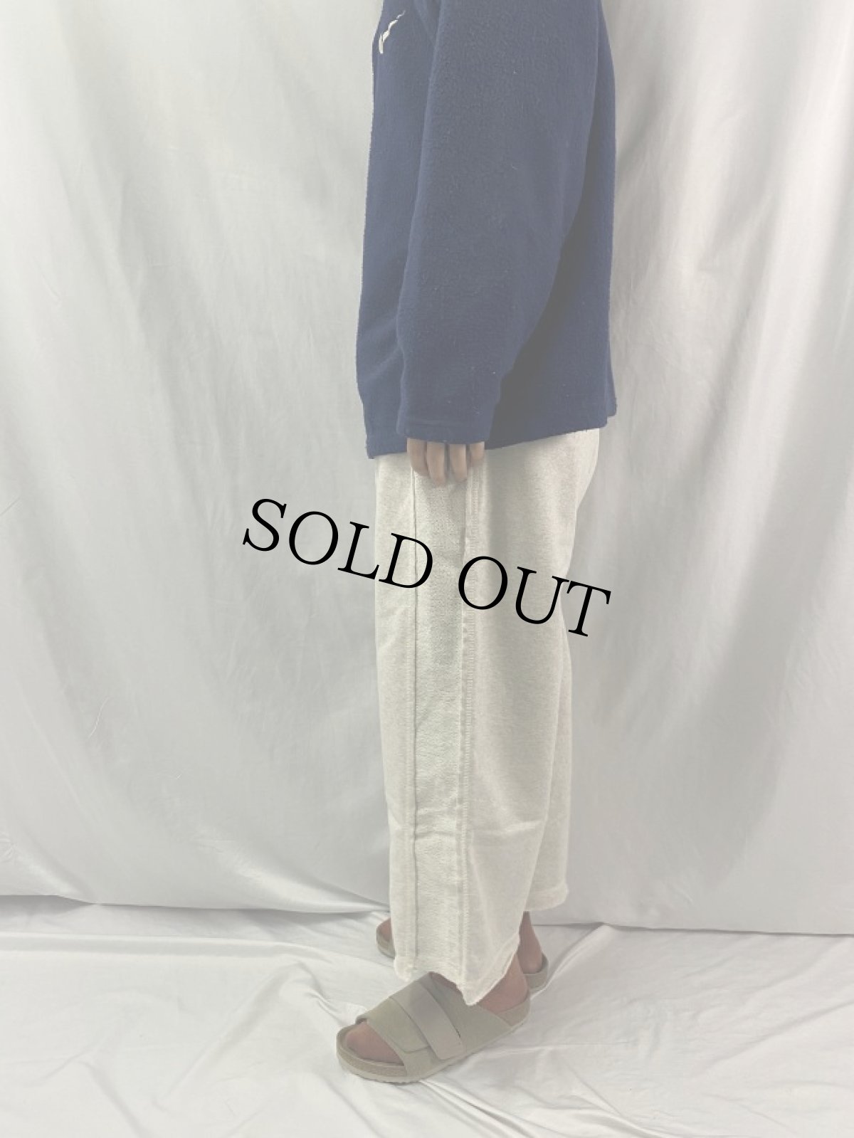 画像3: GOFUKUSAY "BUM SWEAT PANTS 2" NAVY×YELLOW 【FREE】 (3)