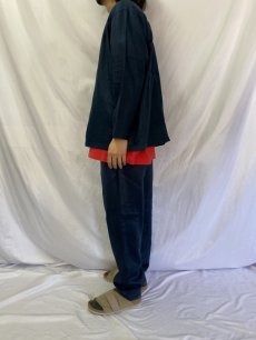 画像3: リネンノーカラージャケット/イージーパンツ SETUP DEADSTOCK S  (3)