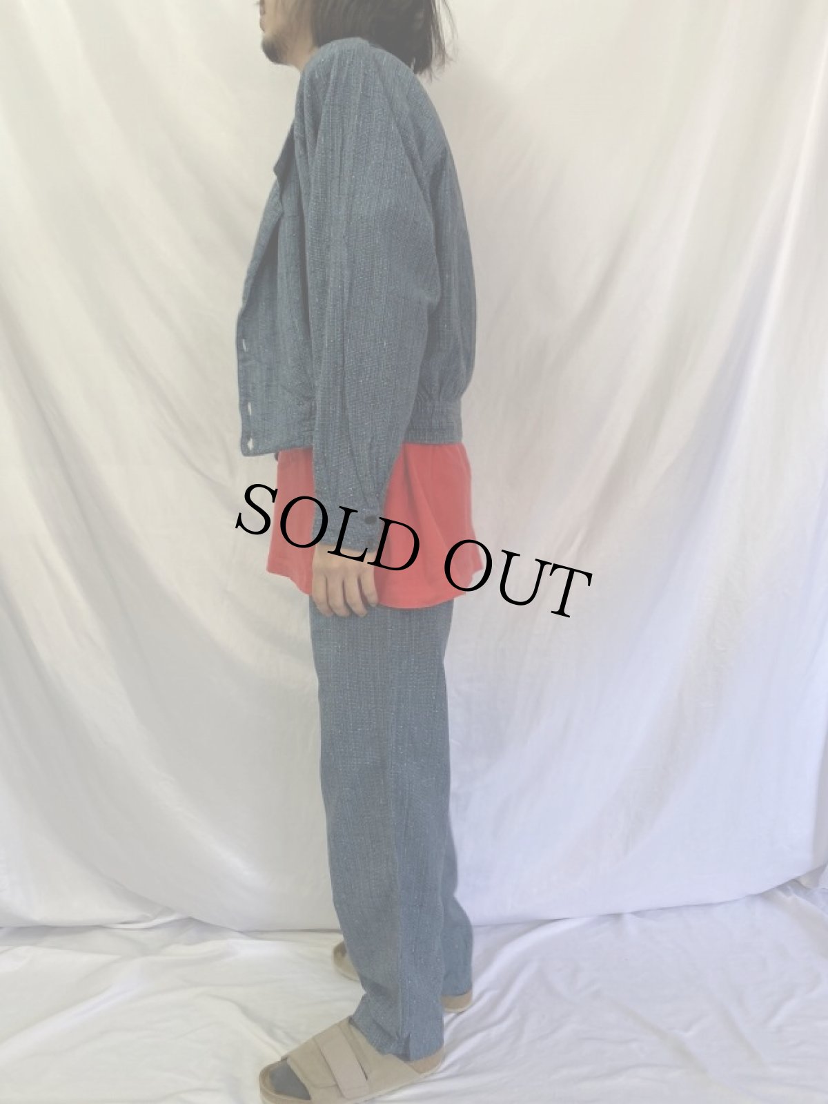 画像3: コットンデザインジャケット/パンツ SETUP 42 (3)