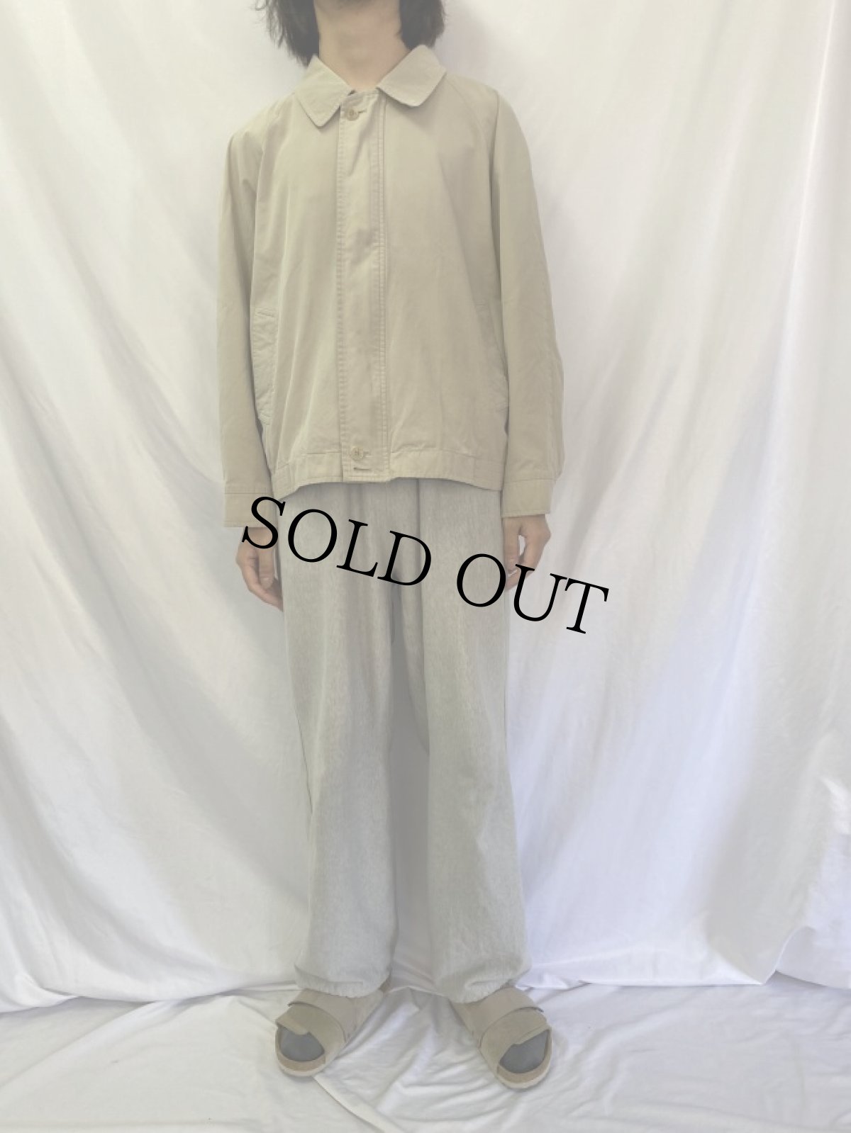 画像2: BURBERRY LONDON USA製 コットンスイングトップ L (2)