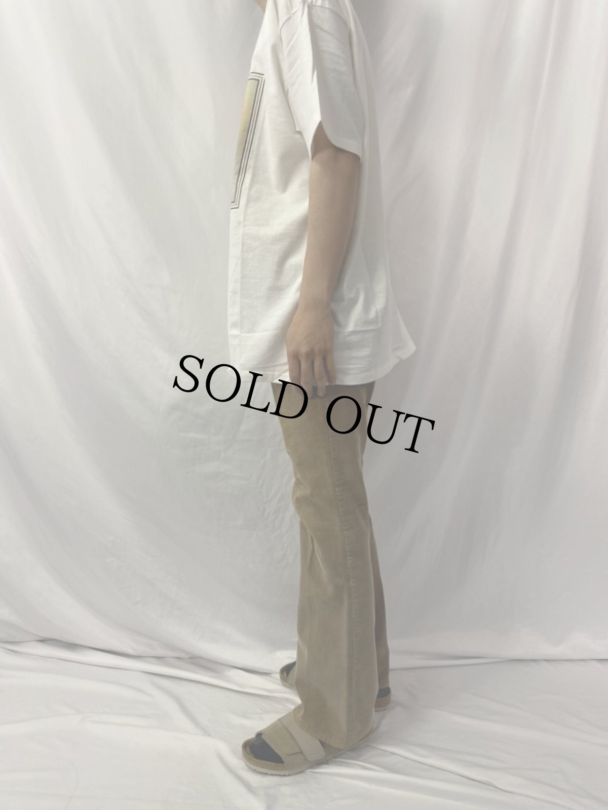 画像3: 70's パッチワーク コーデュロイフレアパンツ W31 (3)