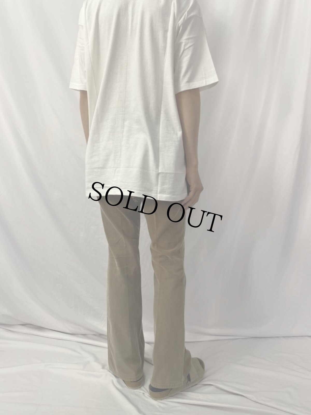 画像4: 70's パッチワーク コーデュロイフレアパンツ W31 (4)