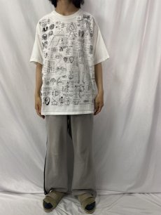 画像3: 2000's "BLINDEDO BY SCIENCE" TEST ANSWER プリントTシャツ XL (3)