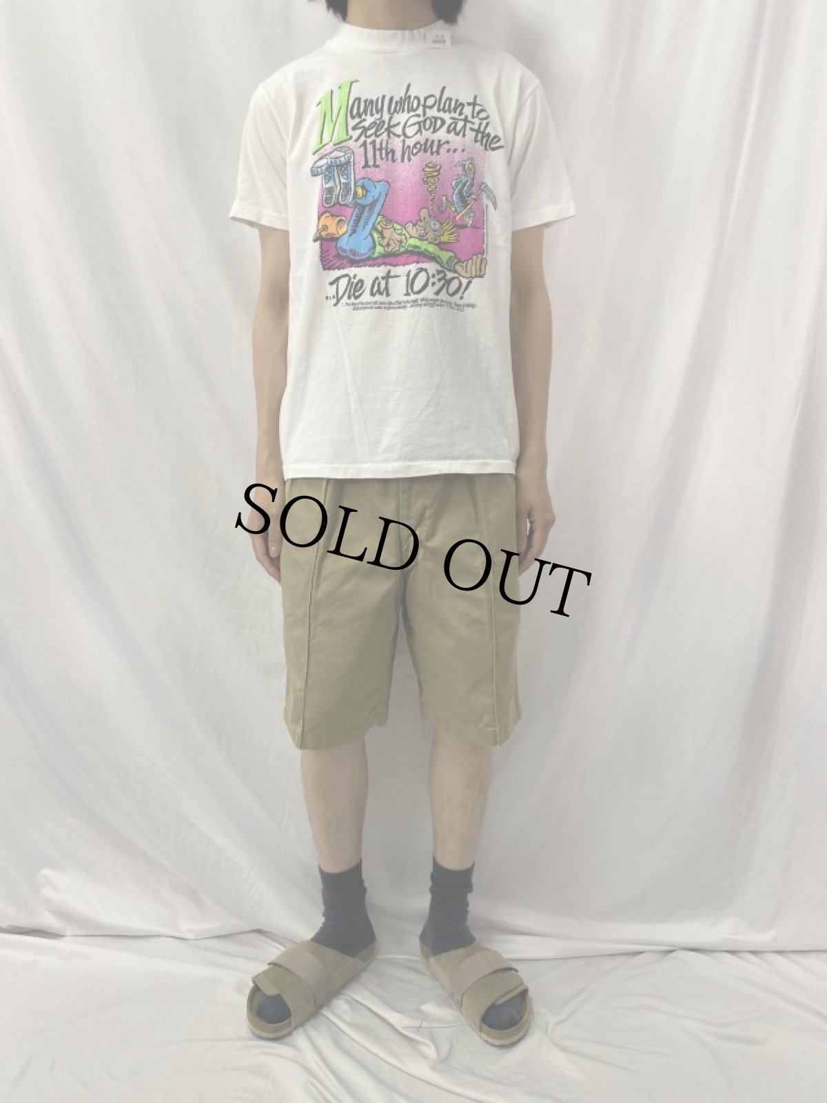 画像2: 50's U.S.ARMY ピンタック チノショーツ W31 (2)