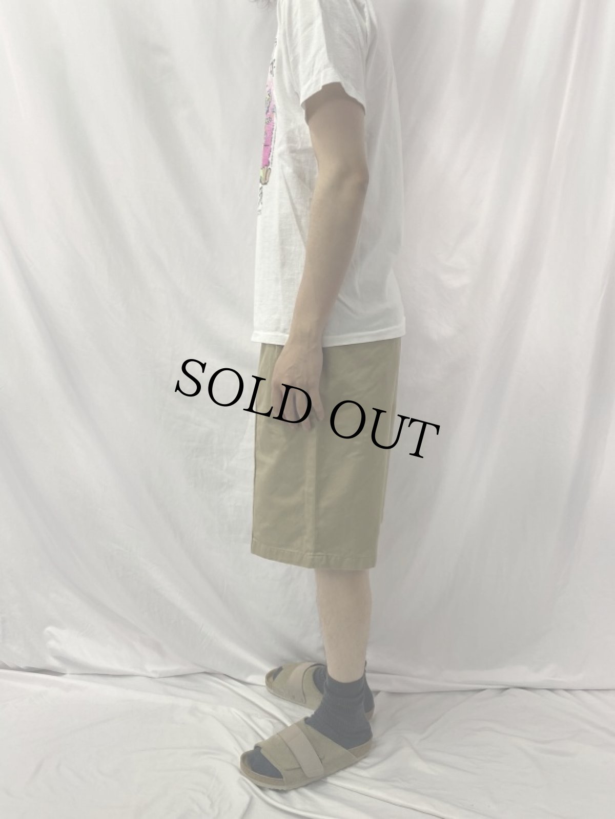 画像3: 50's U.S.ARMY ピンタック チノショーツ W31 (3)