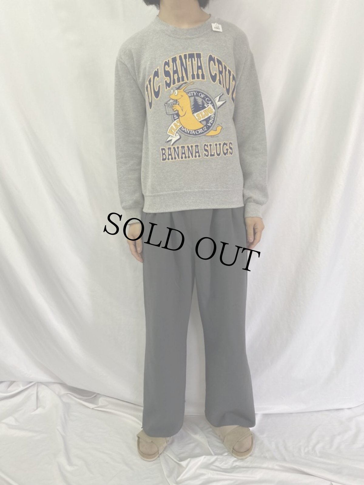 画像2: "UC SANTA CRUZ" プリントスウェット S (2)