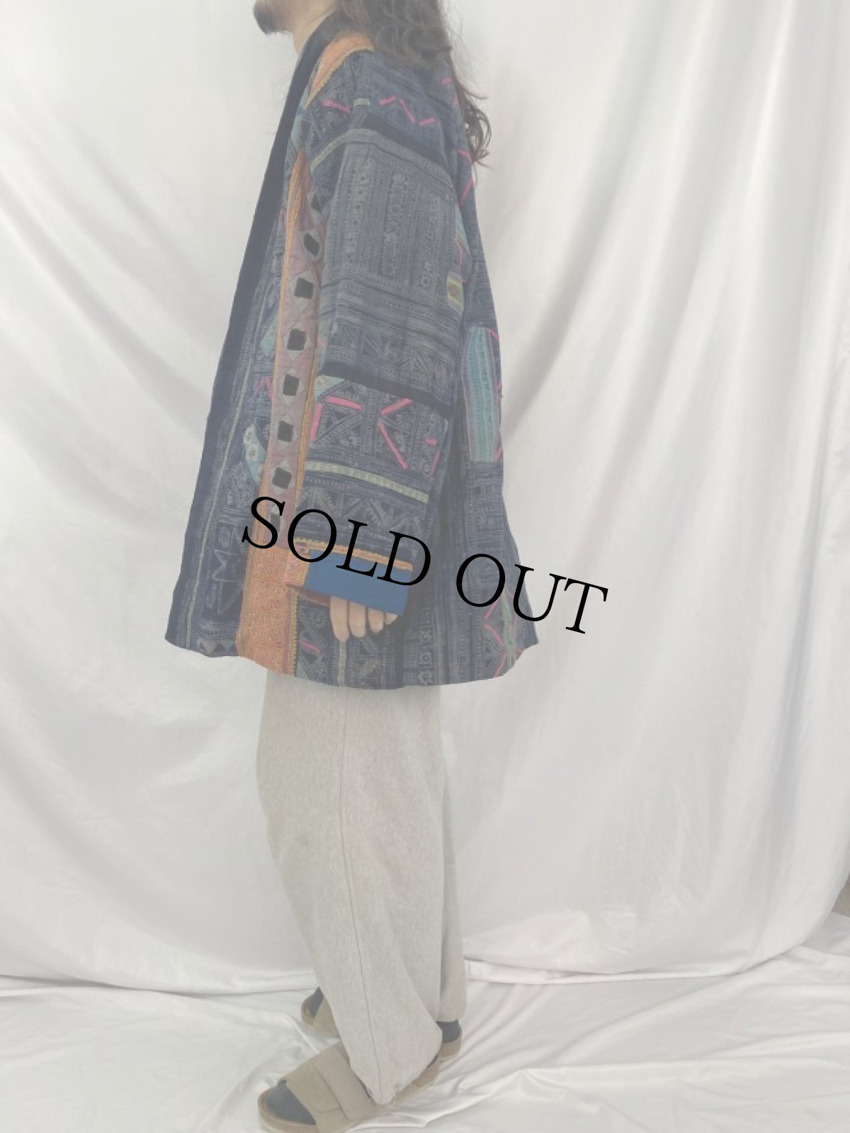 画像3: モン刺繍 総柄ジャケット (3)