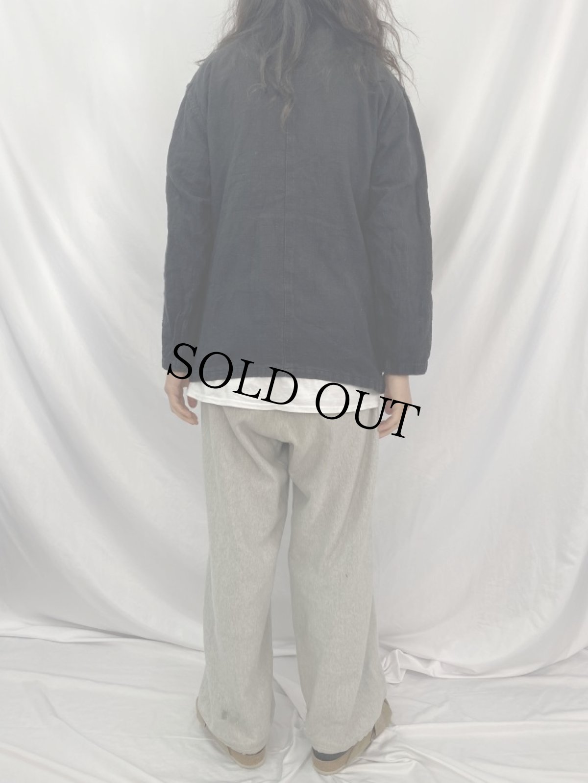 画像4: コットンカンフーシャツ BLACK L (4)