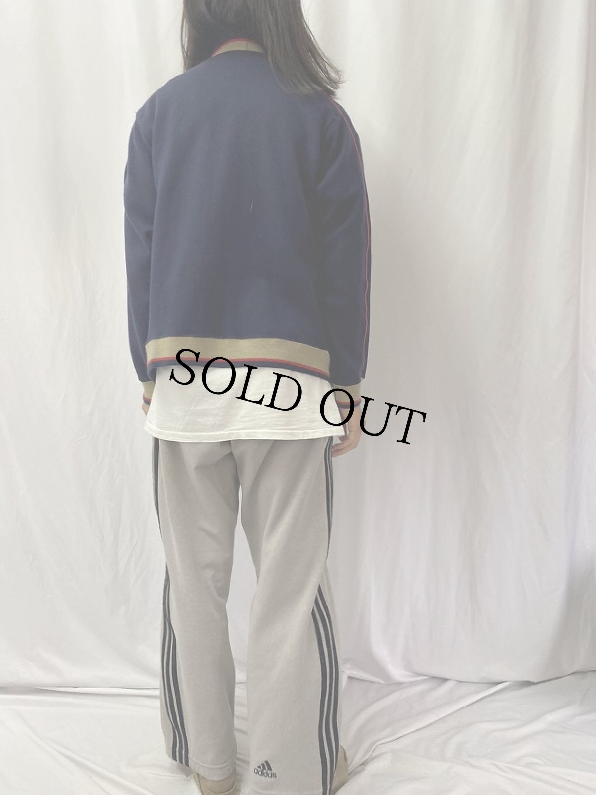 画像4: 70's IZOD LACOSTE ロゴワッペン アクリルジップジャケット L (4)